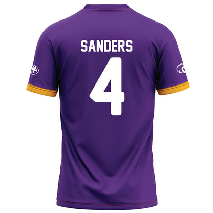 North Alabama - NCAA Football : LT Sanders - Purple Football Jersey-1