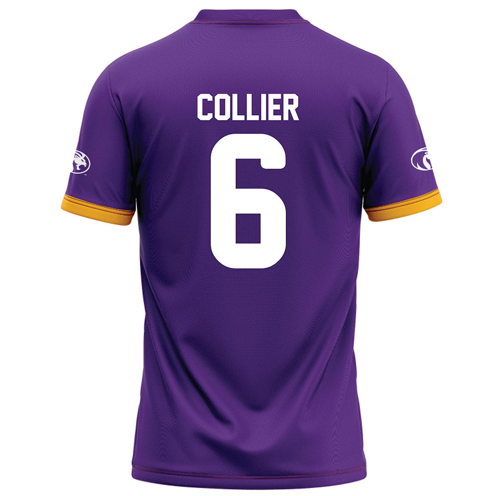 North Alabama - NCAA Football : Travis Collier - Purple Football Jersey-1