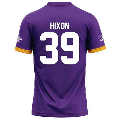 North Alabama - NCAA Football : Josiah Hixon - Purple Football Jersey-1