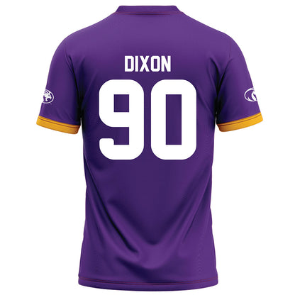 North Alabama - NCAA Football : Zacchaeus Dixon - Purple Football Jersey