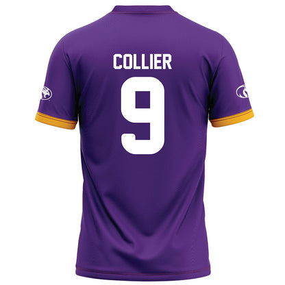 North Alabama - NCAA Football : Logan Collier - Purple Football Jersey