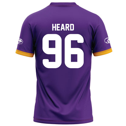 North Alabama - NCAA Football : Matthew Heard - Purple Football Jersey-1