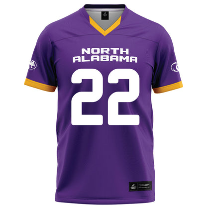 North Alabama - NCAA Football :Jaylen Simpson - Purple Football Jersey-0