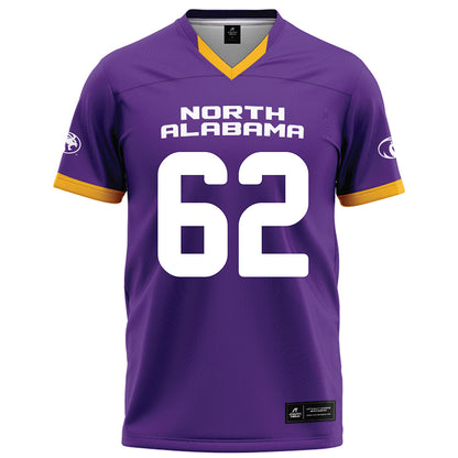 North Alabama - NCAA Football : Carson Wheeler - Purple Football Jersey-0