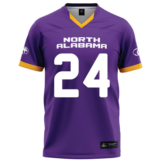 North Alabama - NCAA Football : Cameron Jamar - Purple Football Jersey-0
