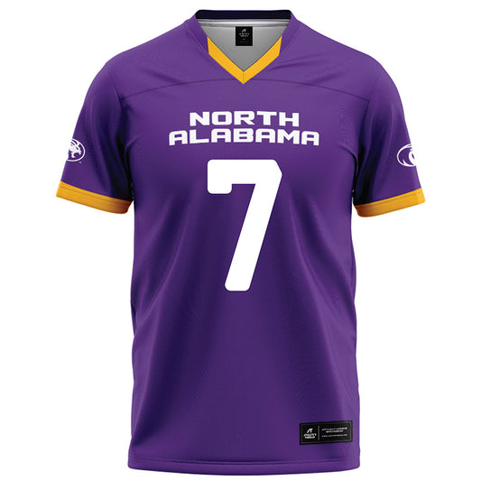 North Alabama - NCAA Football : Kesean Pryor - Purple Football Jersey-0