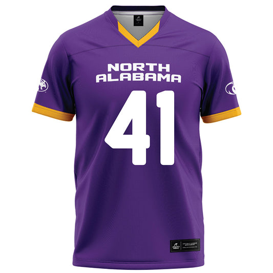 North Alabama - NCAA Football : Walter Goggins - Purple Football Jersey-0