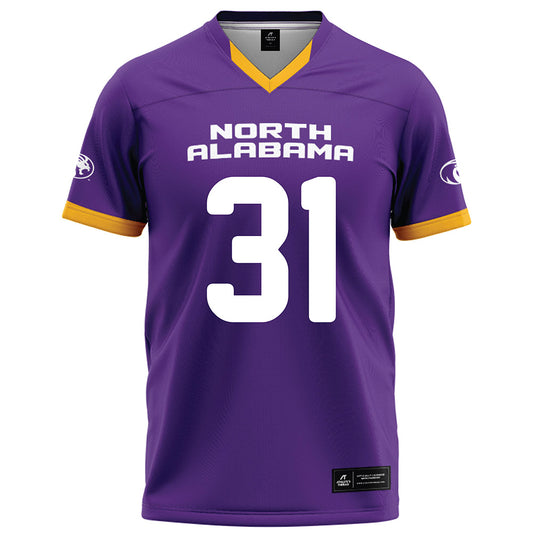 North Alabama - NCAA Football : John Taylor - Purple Football Jersey-0