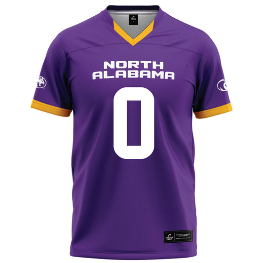 North Alabama - NCAA Football : BJ Diakite - Purple Football Jersey-0