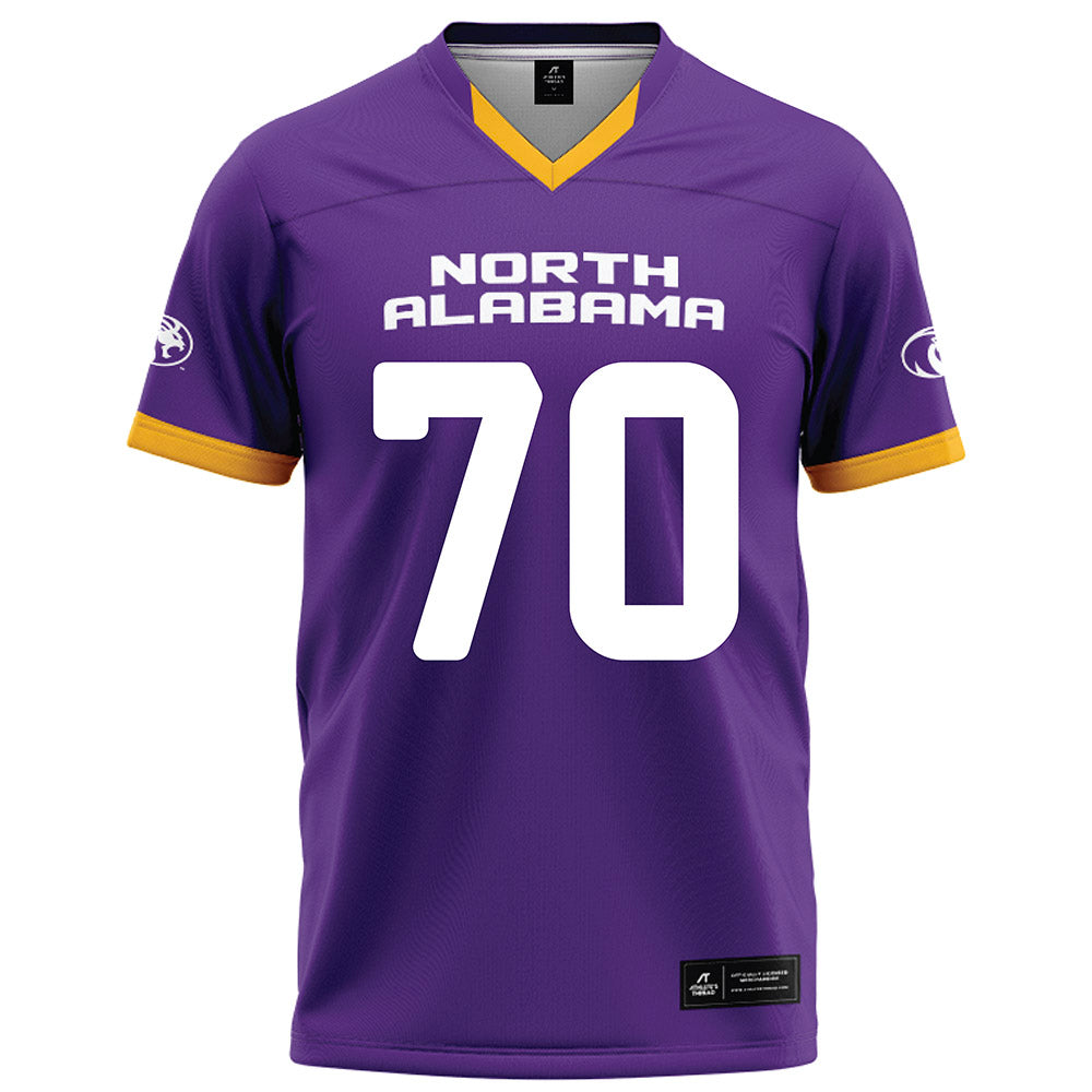 North Alabama - NCAA Football : Eric Williams - Purple Football Jersey-0
