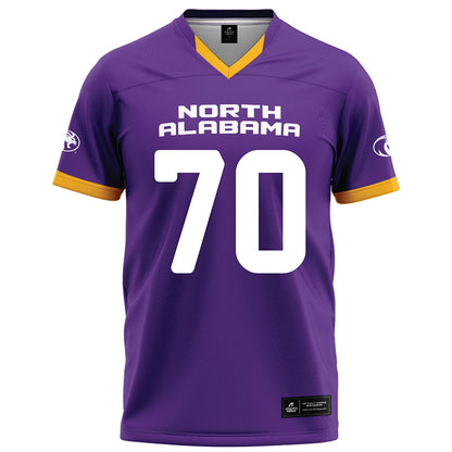 North Alabama - NCAA Football : Eric Williams - Purple Football Jersey-0