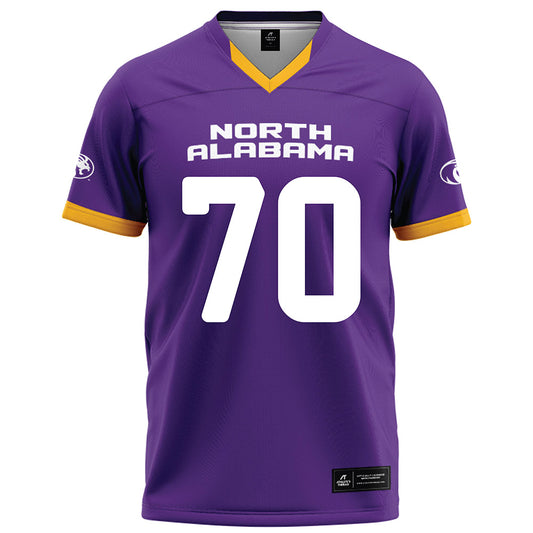 North Alabama - NCAA Football : Eric Williams - Purple Football Jersey-0