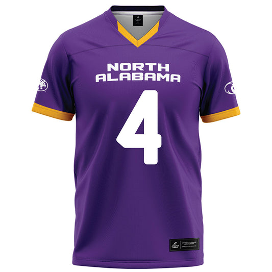 North Alabama - NCAA Football : LT Sanders - Purple Football Jersey-0
