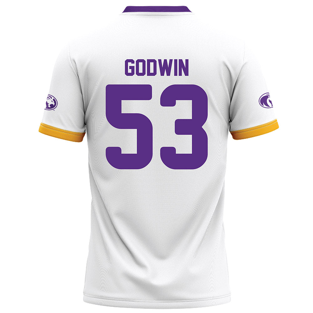 North Alabama - NCAA Football : Evan Godwin - White Football Jersey