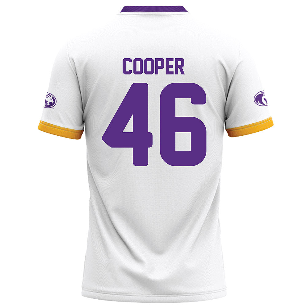 North Alabama - NCAA Football : Joshua Cooper - White Football Jersey-1