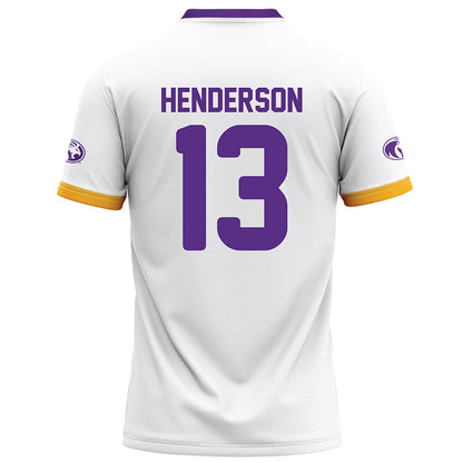 North Alabama - NCAA Football : Magnum Henderson - White Football Jersey-1