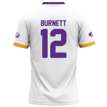 North Alabama - NCAA Football : Christopher Burnett - White Football Jersey