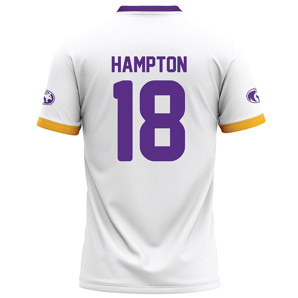 North Alabama - NCAA Football : Seth Hampton - White Football Jersey-1