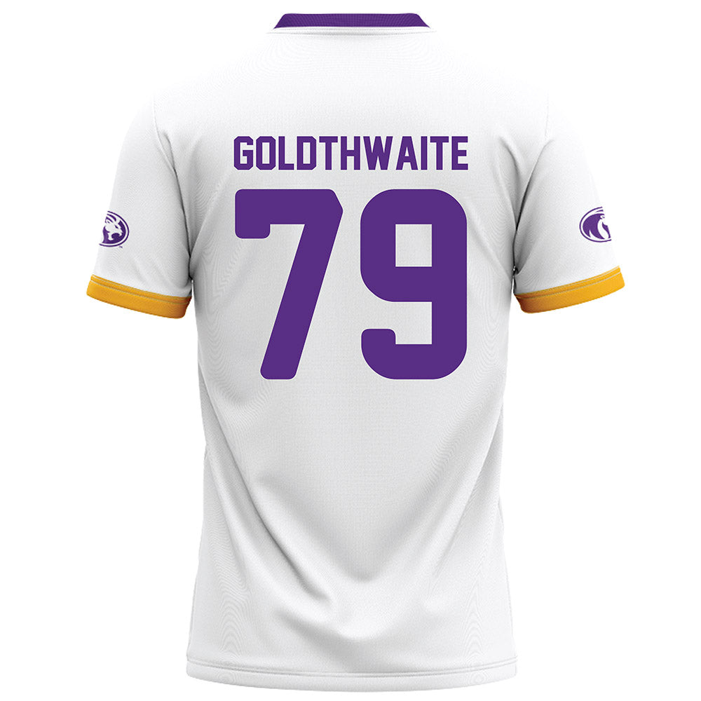 North Alabama - NCAA Football : Raykwon Goldthwaite - White Football Jersey-1