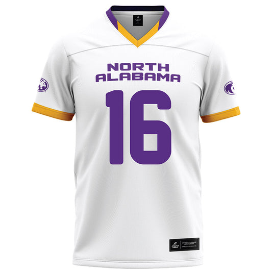 North Alabama - NCAA Football : Raelon Sims - White Football Jersey-0
