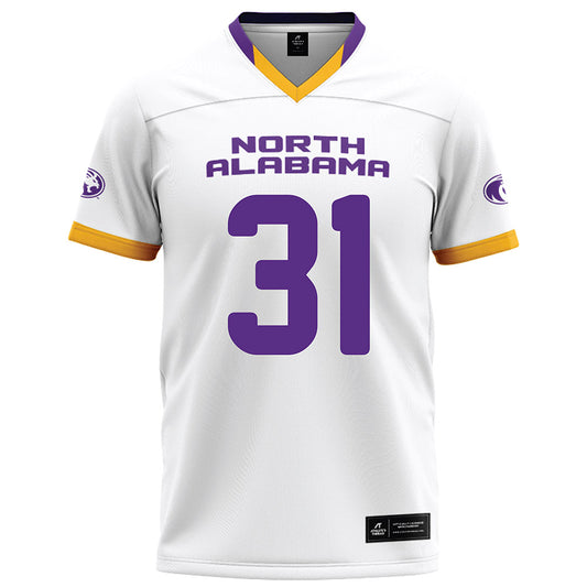 North Alabama - NCAA Football : John Taylor - White Football Jersey-0