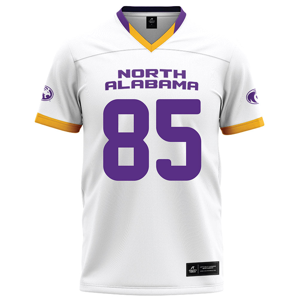 North Alabama - NCAA Football : Noah Gregg - White Football Jersey-0