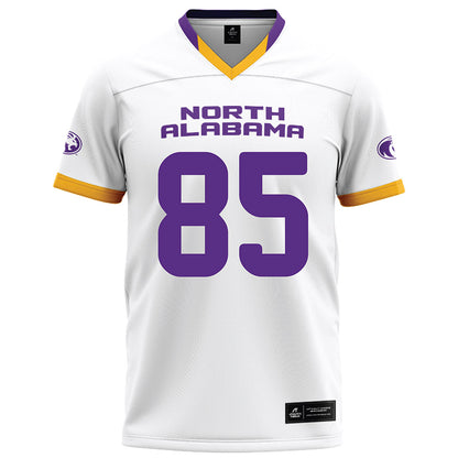North Alabama - NCAA Football : Noah Gregg - White Football Jersey-0