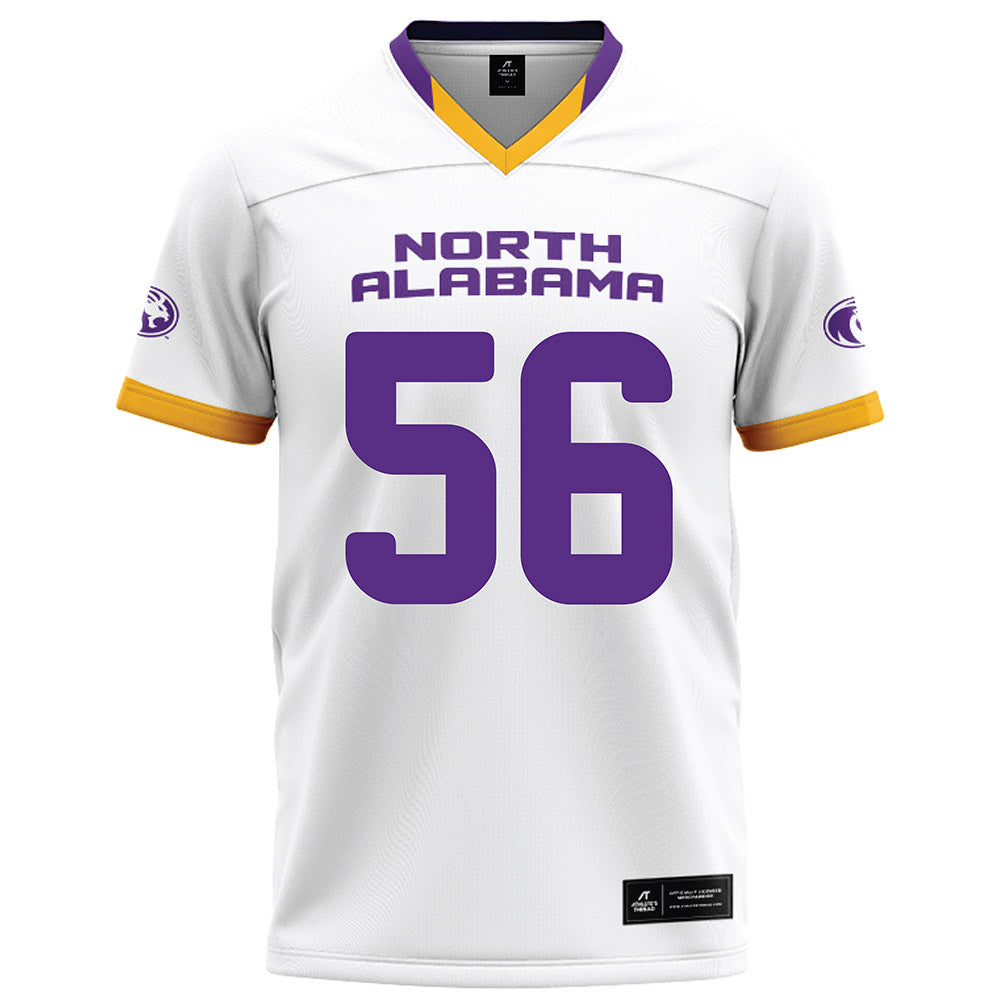North Alabama - NCAA Football : Matthew Wells - White Football Jersey-0