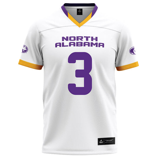 North Alabama - NCAA Football : Jermaine Ray jr - White Football Jersey