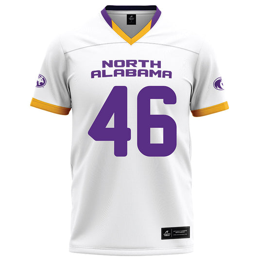 North Alabama - NCAA Football : Joshua Cooper - White Football Jersey-0