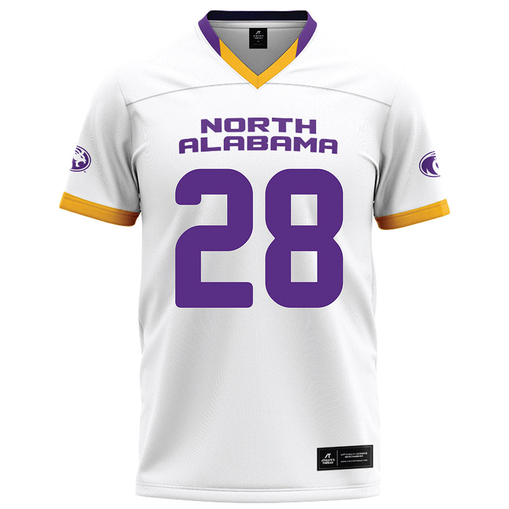 North Alabama - NCAA Football : Jalen Fletcher - White Football Jersey-0