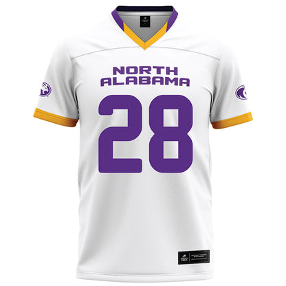 North Alabama - NCAA Football : Jalen Fletcher - White Football Jersey-0