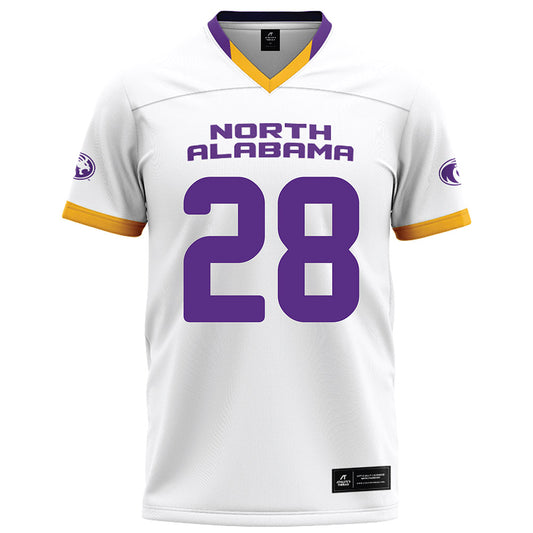 North Alabama - NCAA Football : Jalen Fletcher - White Football Jersey-0