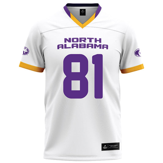 North Alabama - NCAA Football : Noah Fuller - White Football Jersey-0