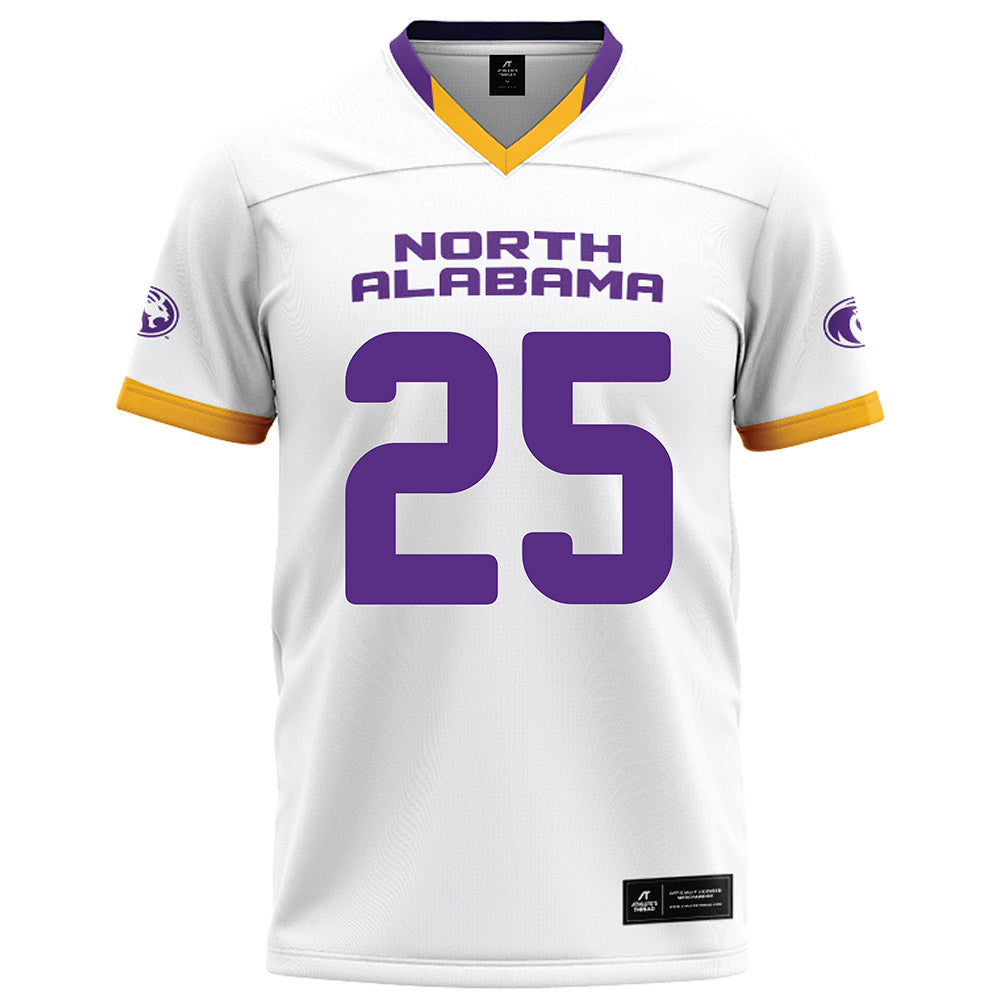 North Alabama - NCAA Football : Logan Thornton - White Football Jersey-0