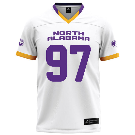 North Alabama - NCAA Football : Trace Allen - White Football Jersey-0