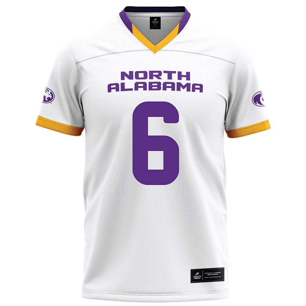 North Alabama - NCAA Football : Travis Collier - White Football Jersey-0