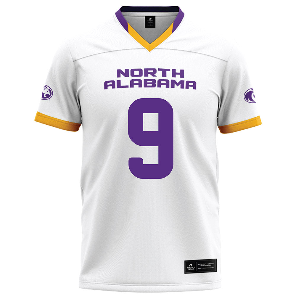 North Alabama - NCAA Football : Logan Collier - White Football Jersey