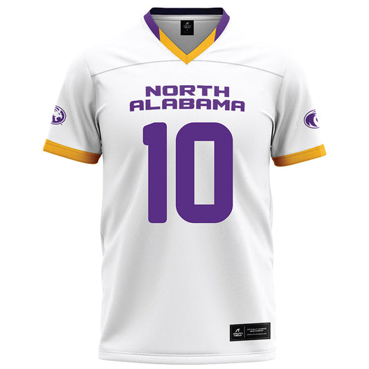 North Alabama - NCAA Football : KJ fields - White Football Jersey-0