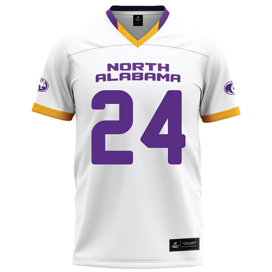 North Alabama - NCAA Football : Cameron Jamar - White Football Jersey-0