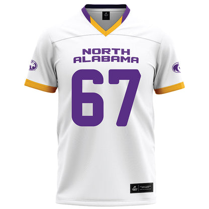 North Alabama - NCAA Football : Shane McNatt - White Football Jersey-0