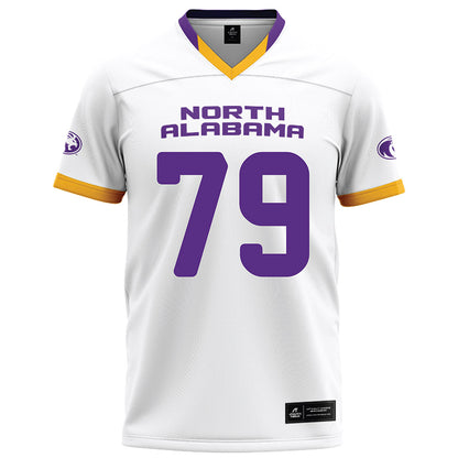 North Alabama - NCAA Football : Raykwon Goldthwaite - White Football Jersey-0