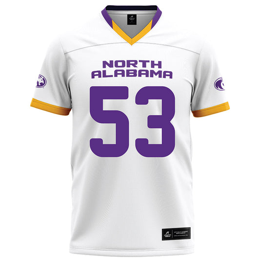 North Alabama - NCAA Football : Evan Godwin - White Football Jersey