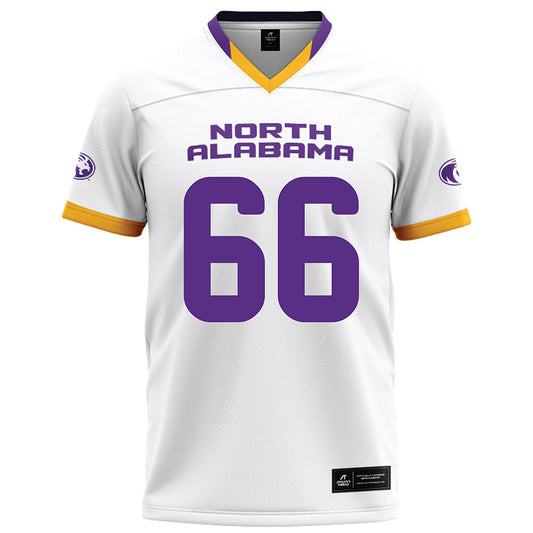 North Alabama - NCAA Football : Julian Navarrete - White Football Jersey-0