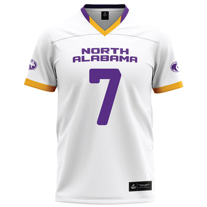 North Alabama - NCAA Football : Jalin Edwards - White Football Jersey-0