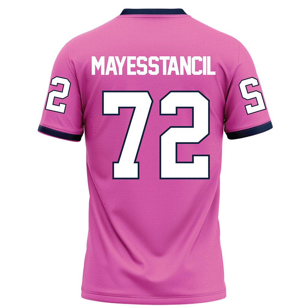 Murray State - NCAA Football : Cameron Mayes-Stancil - Pink Football Jersey-1