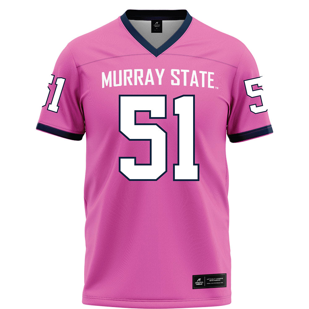 Murray State - NCAA Football : zaccheous grady - Pink Football Jersey-0