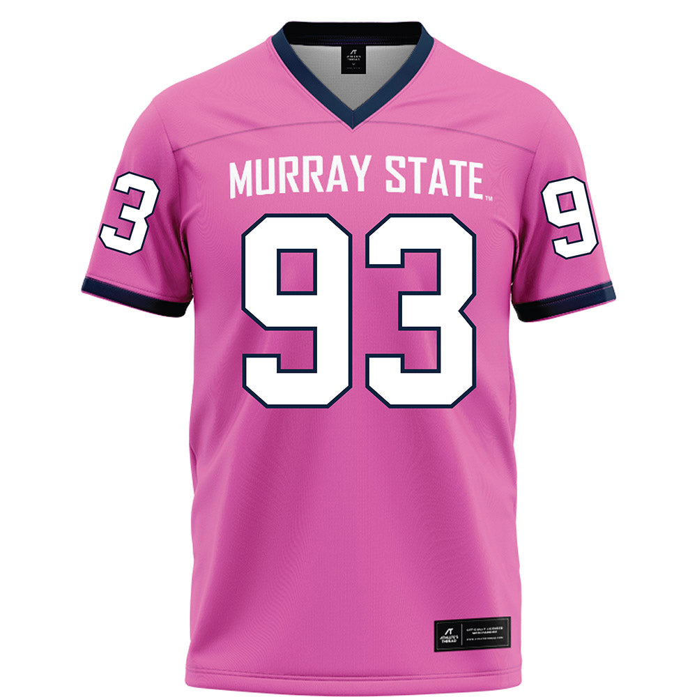 Murray State - NCAA Football : CJ Sanderson - Pink Football Jersey-0