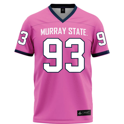 Murray State - NCAA Football : CJ Sanderson - Pink Football Jersey-0