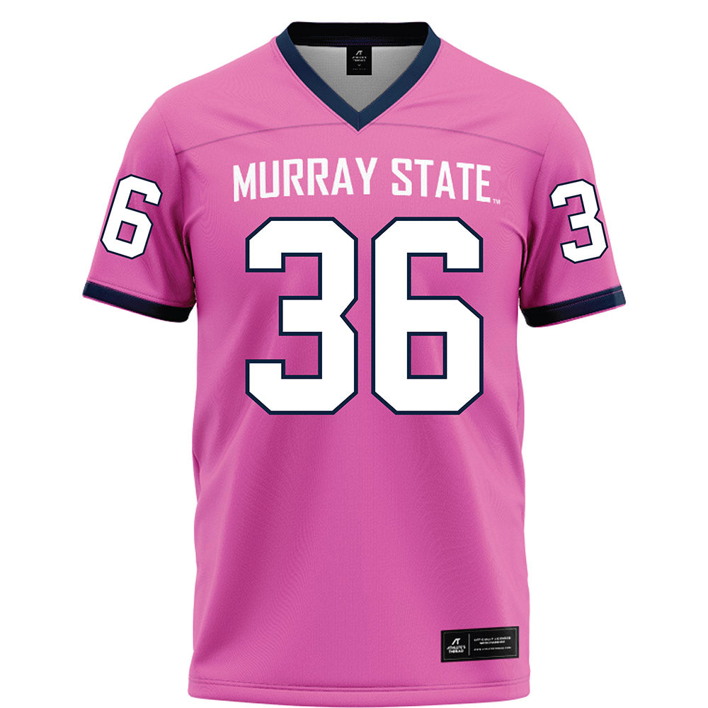 Murray State - NCAA Football : Jack Massey - Pink Football Jersey-0